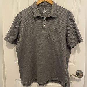 George men’s gray cotton polo with pocket XL
